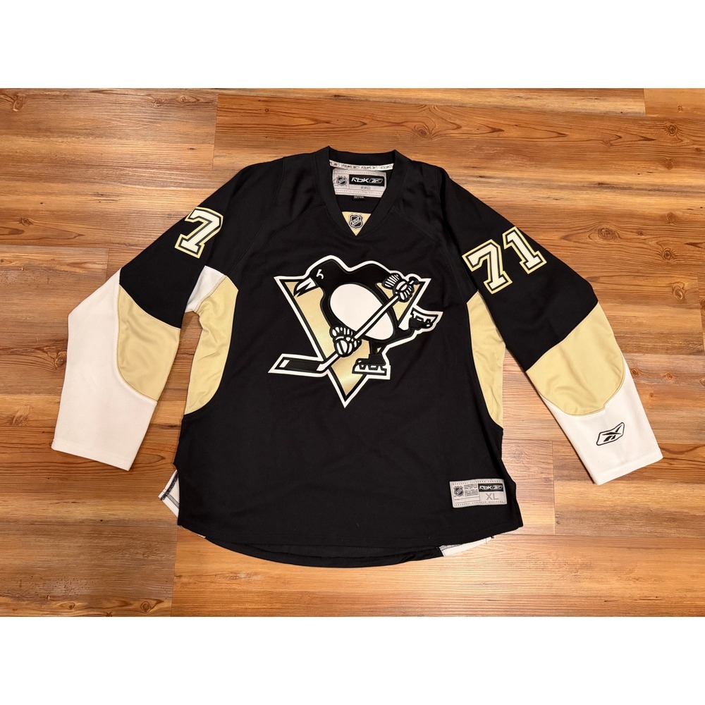 Reebok NHL Pittsburgh Penguins Evgeni Malkin Jersey Adult Size XL Stitched #71